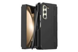 نمای پشت قاب گوشی آراری مدل Nukin مناسب سامسونگ Galaxy Z Fold5 رنگ مشکی
