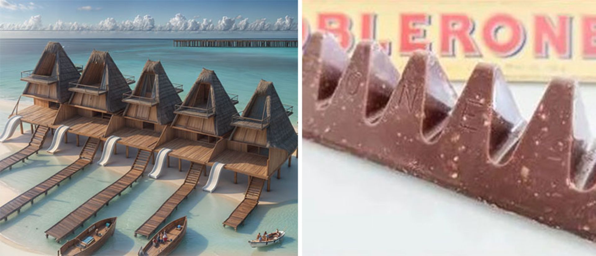 Sakhman با الهام از شکلات Toblerone