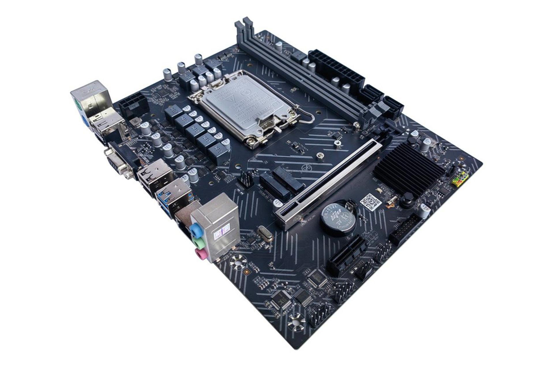 نمای کناری مادربرد آرکتک ARKTEK AK-H610MB EG
