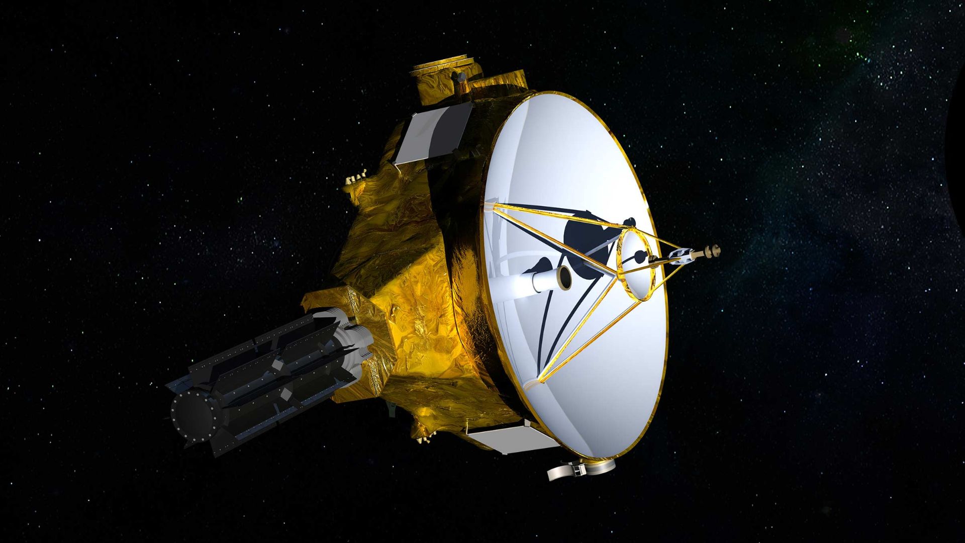 Artist rendering of NASA's New Horizons probe