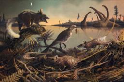 اجداد اولیه انسان در‌کنار دایناسورها زندگی می‌کردند