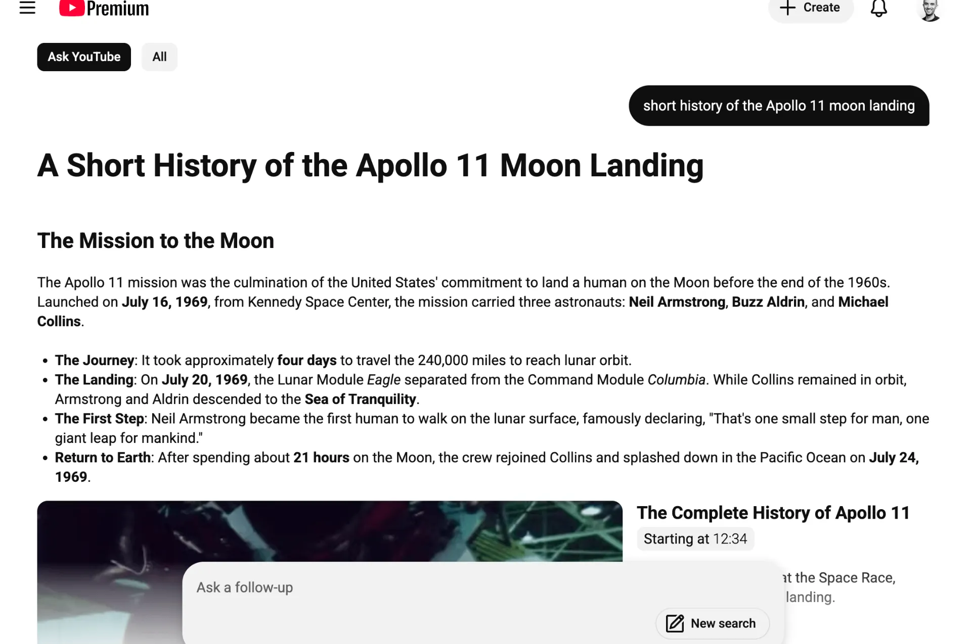 قابلیت Ask YouTube - 02