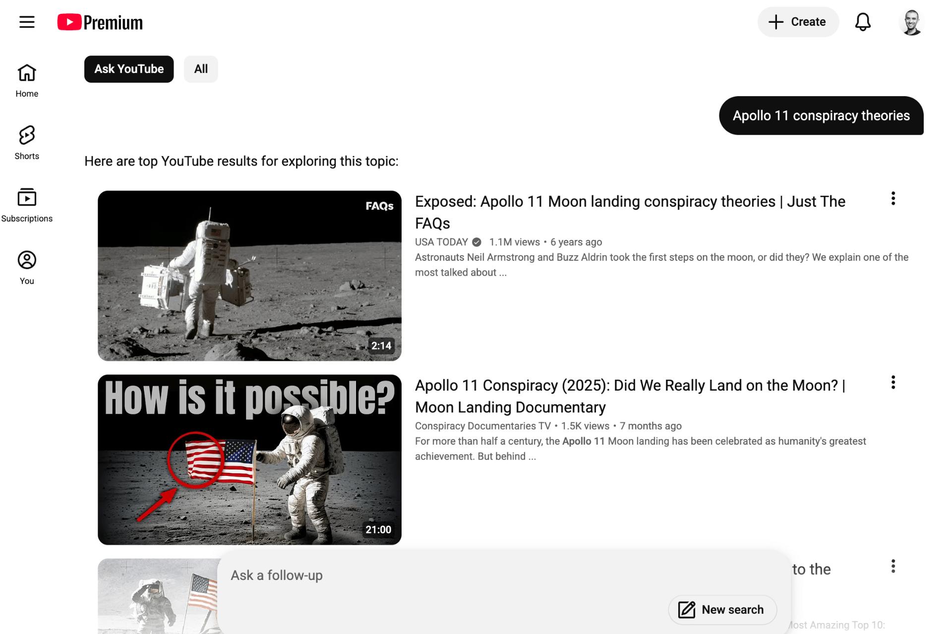 قابلیت Ask YouTube - 03