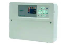 نمای نیمرخ دزدگیر اماکن آ.اسمارت AIO21 با نمایشگر روشن و نمایش صفحه کلید