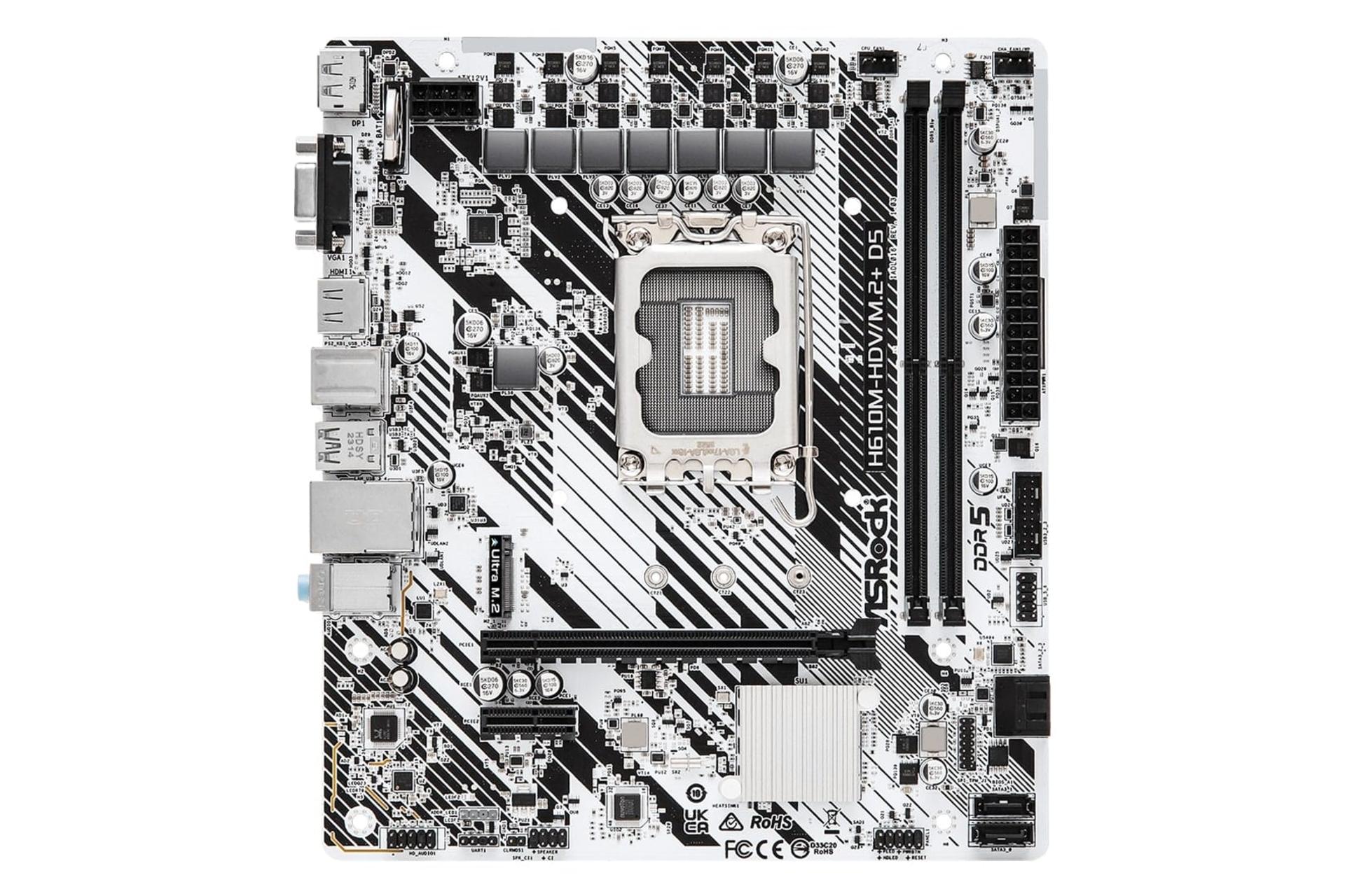 مادربرد ازراک ASRock H610M-HDV/M.2+ D5