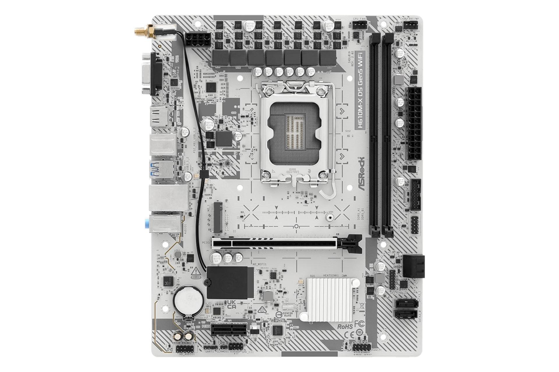 مادربرد ازراک ASRock H610M-X D5 Gen5 WiFi