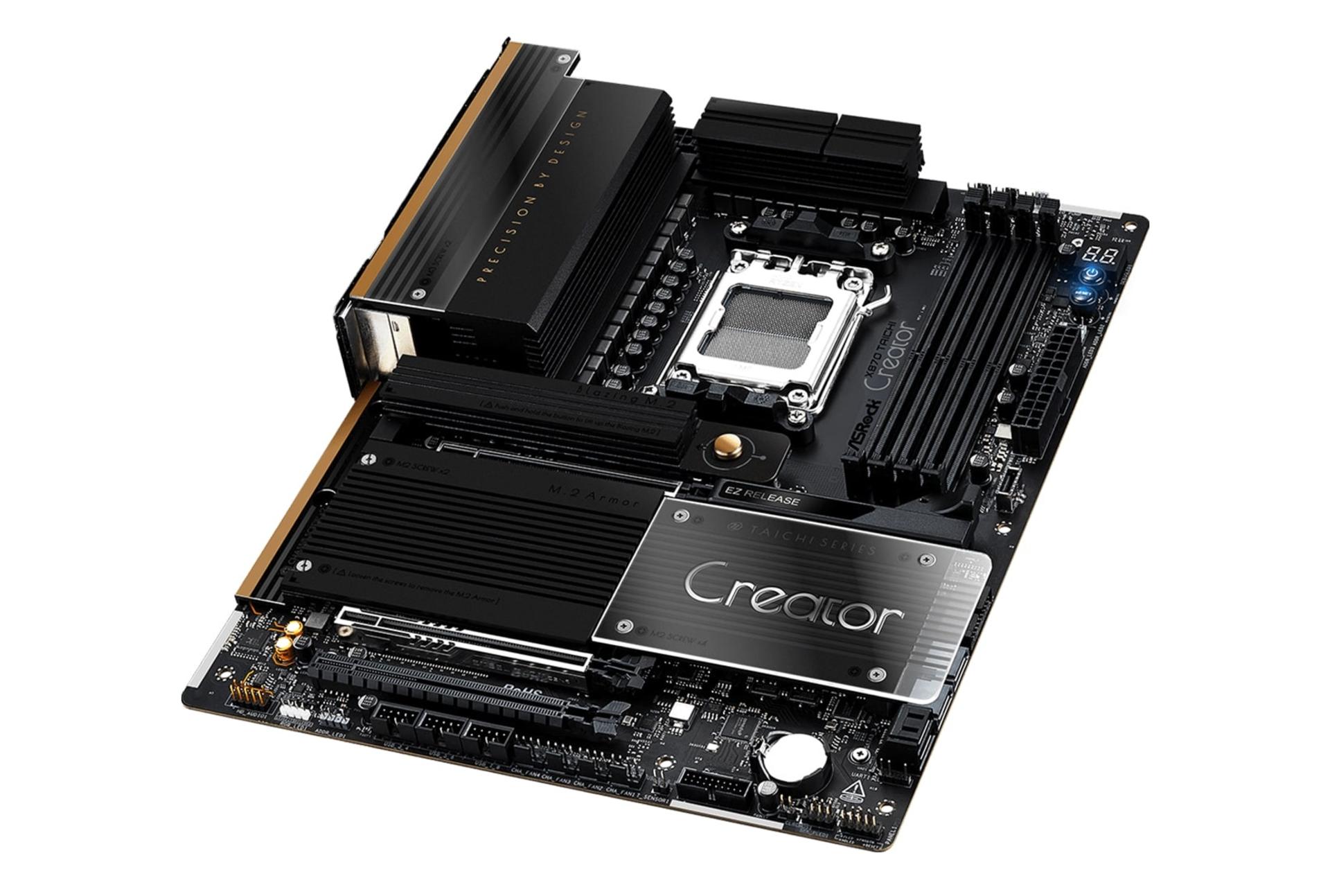 سمت راست مادربرد ازراک ASRock X870 Taichi Creator