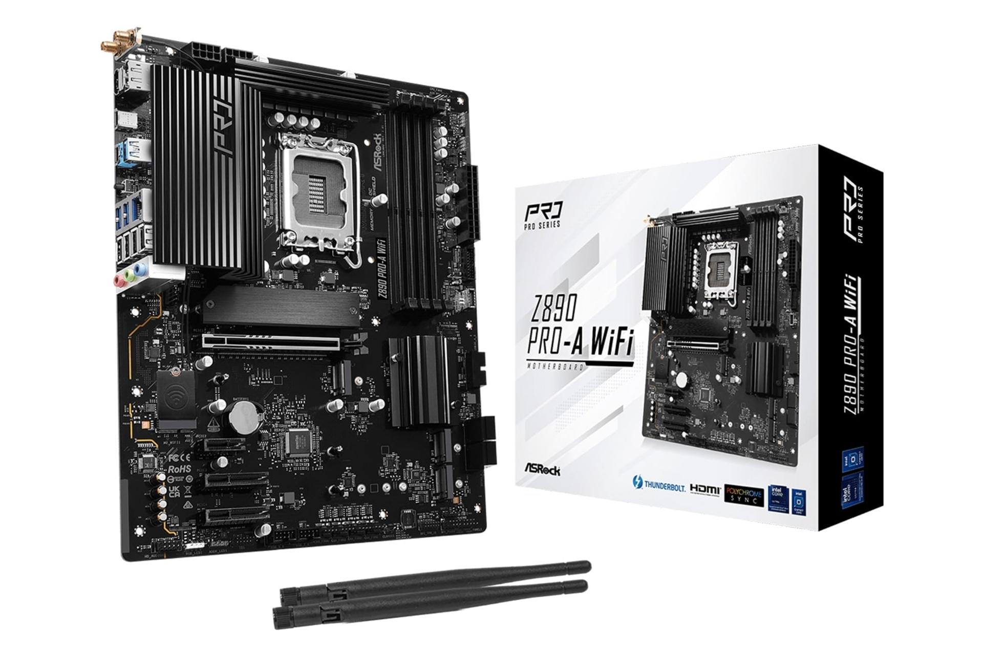اقلام همراه مادربرد ازراک ASRock Z890 Pro-A WiFi