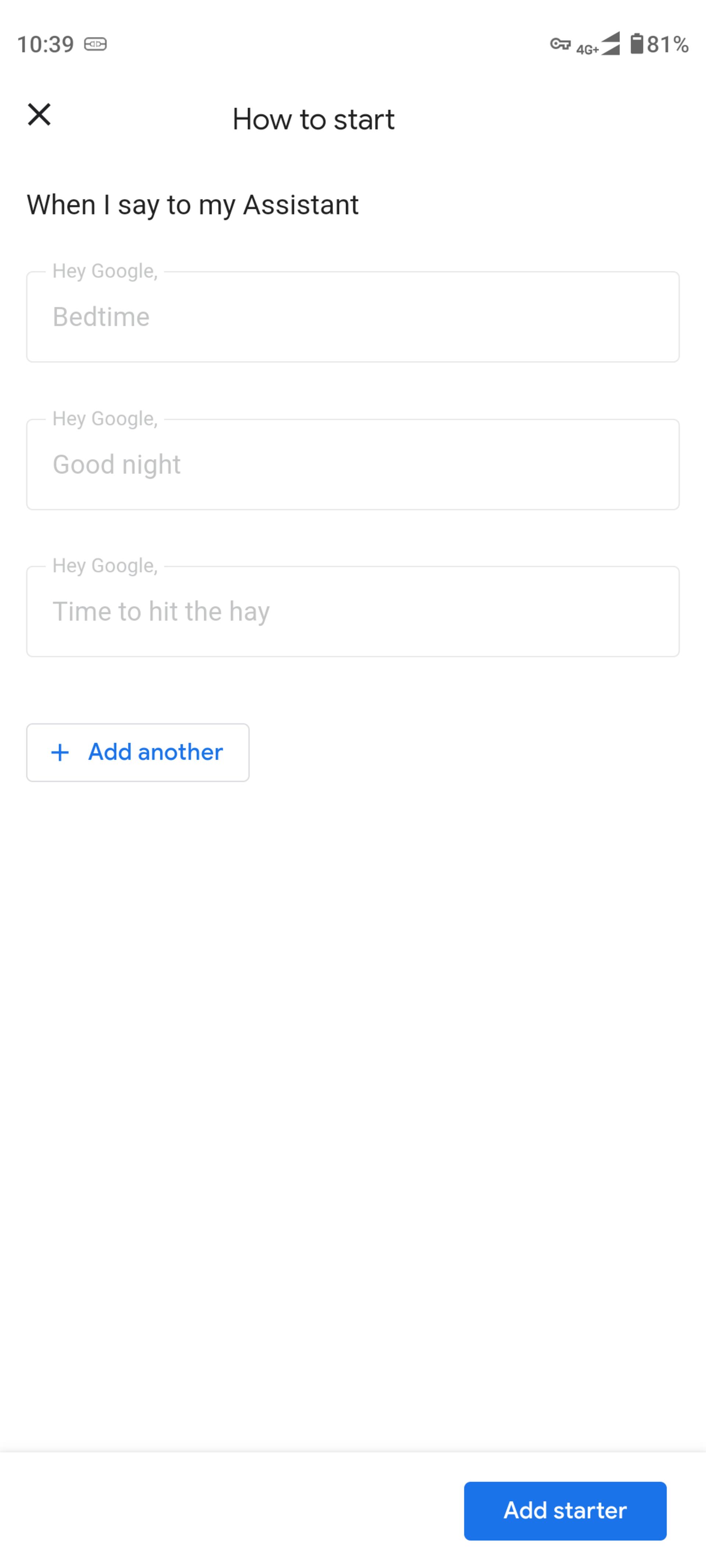 تخصیص دستورات به یک روال در دستیار گوگل (google assistant)