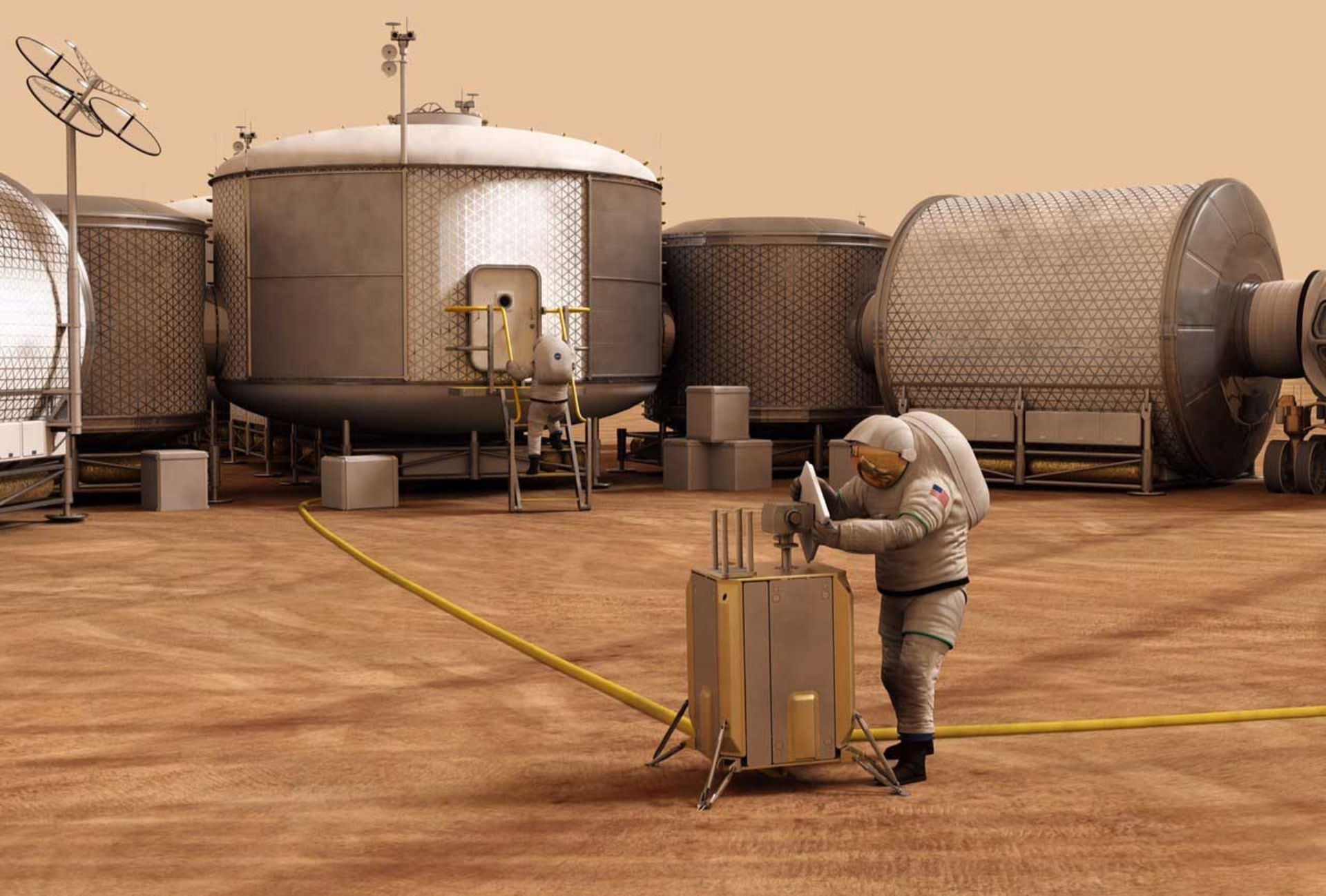 فضانوردان در مریخ