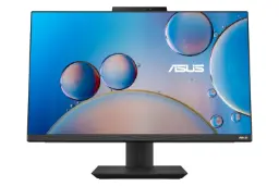 نمای پنل جلوی کامپیوتر همه کاره AiO A5 A5702 ایسوس با نمایشگر روشن
