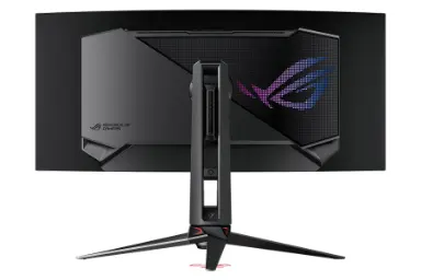 نمای پشت و بدنه مانیتور ایسوس 34 اینچ مدل ROG Swift OLED PG34WCDM