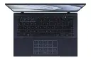 نمای بالای لپ تاپ ExpertBook B9 OLED B9403 ایسوس با نمایش کیبورد و ترک‌پد