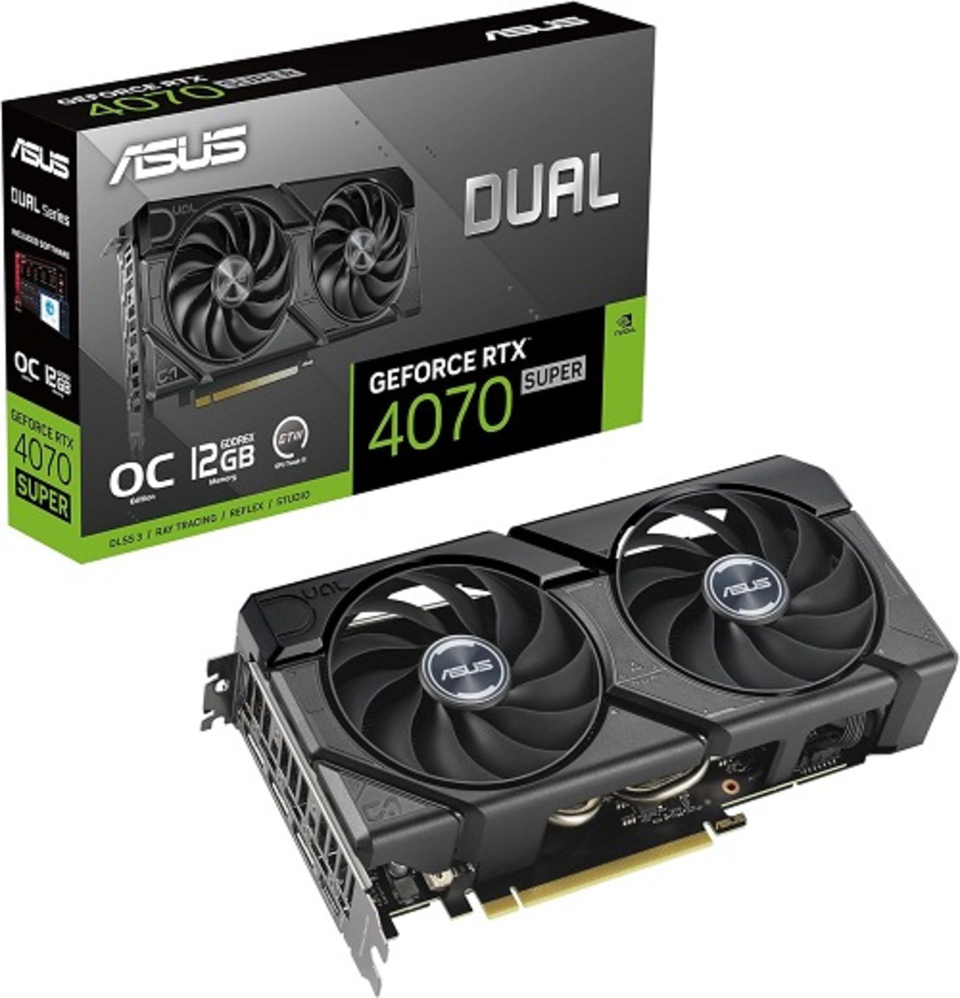 کارت گرافیک ایسوس RTX 4070 super با ۱۲ گیگابایت رم