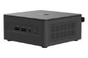 نمای نیمرخ کامپیوتر کوچک NUC 12 Pro NUC12WSH ایسوس با نمایش پنل جلو و سمت راست