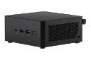 نمای نیمرخ کامپیوتر کوچک NUC 14 Pro Tall Kit ایسوس با نمایش پنل جلو و سمت راست