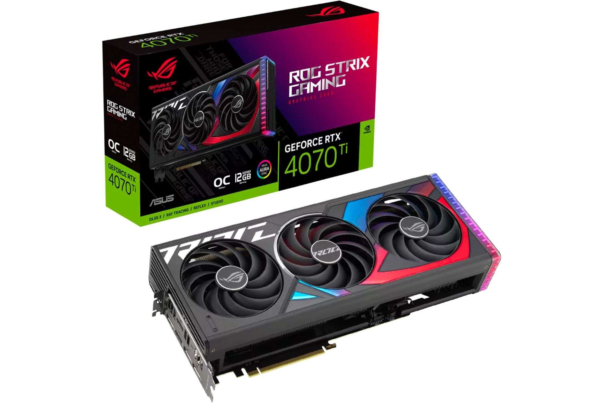 مدل سفارشی ایسوس کارت گرافیک RTX 4070 Ti انویدیا
