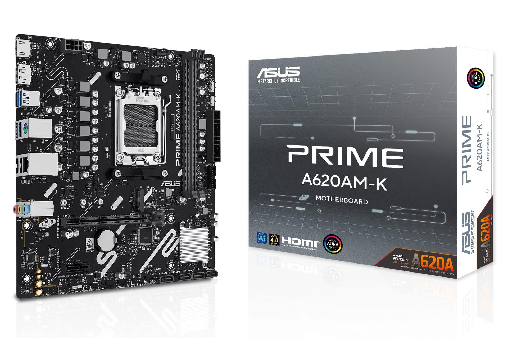 جعبه مادربرد ایسوس ASUS PRIME A620AM-K