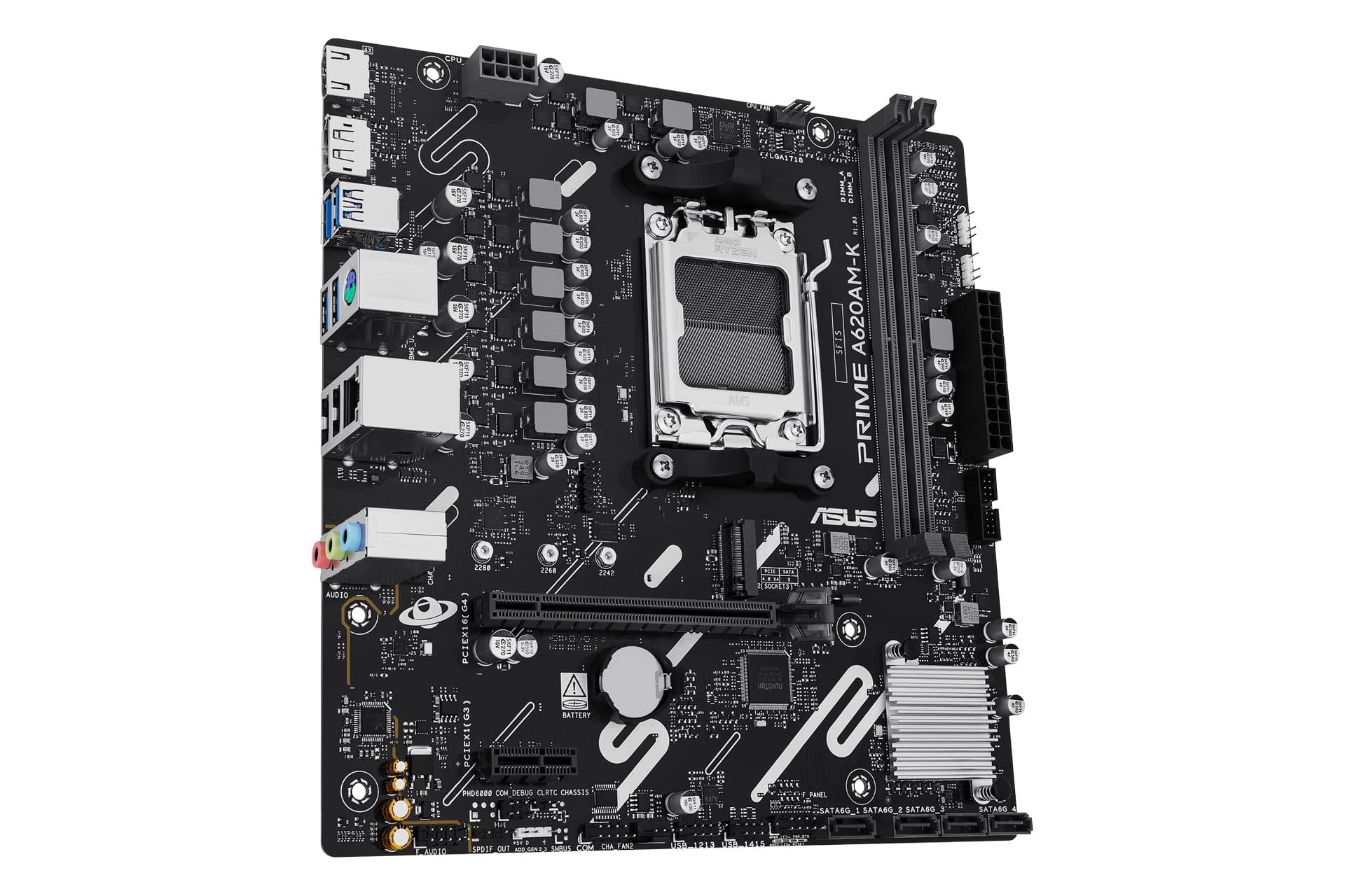 سمت چپ مادربرد ایسوس ASUS PRIME A620AM-K