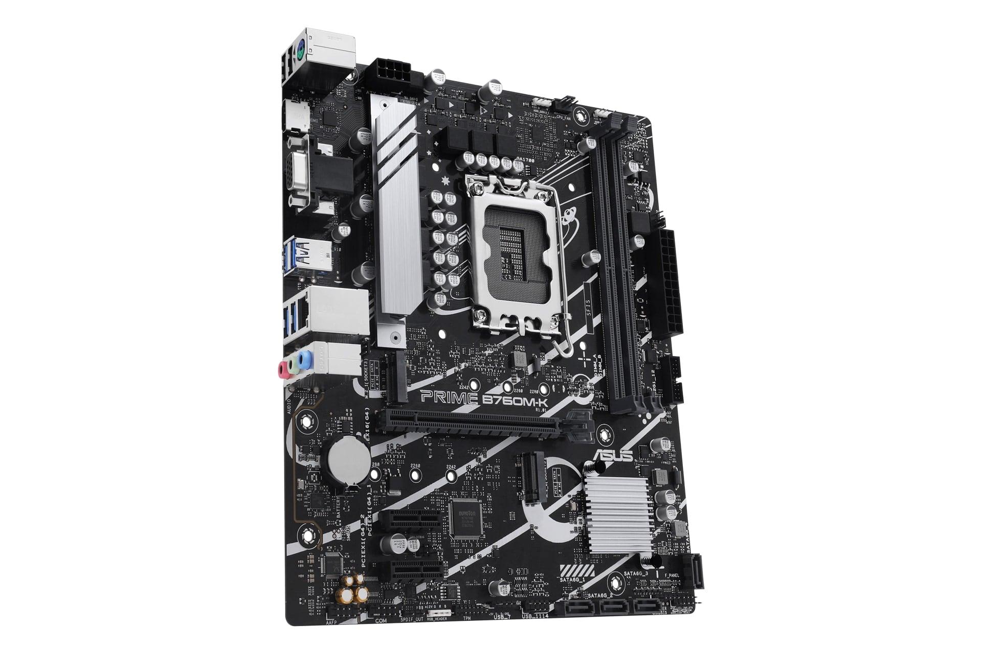 سمت چپ مادربرد ایسوس ASUS PRIME B760M-K-CSM