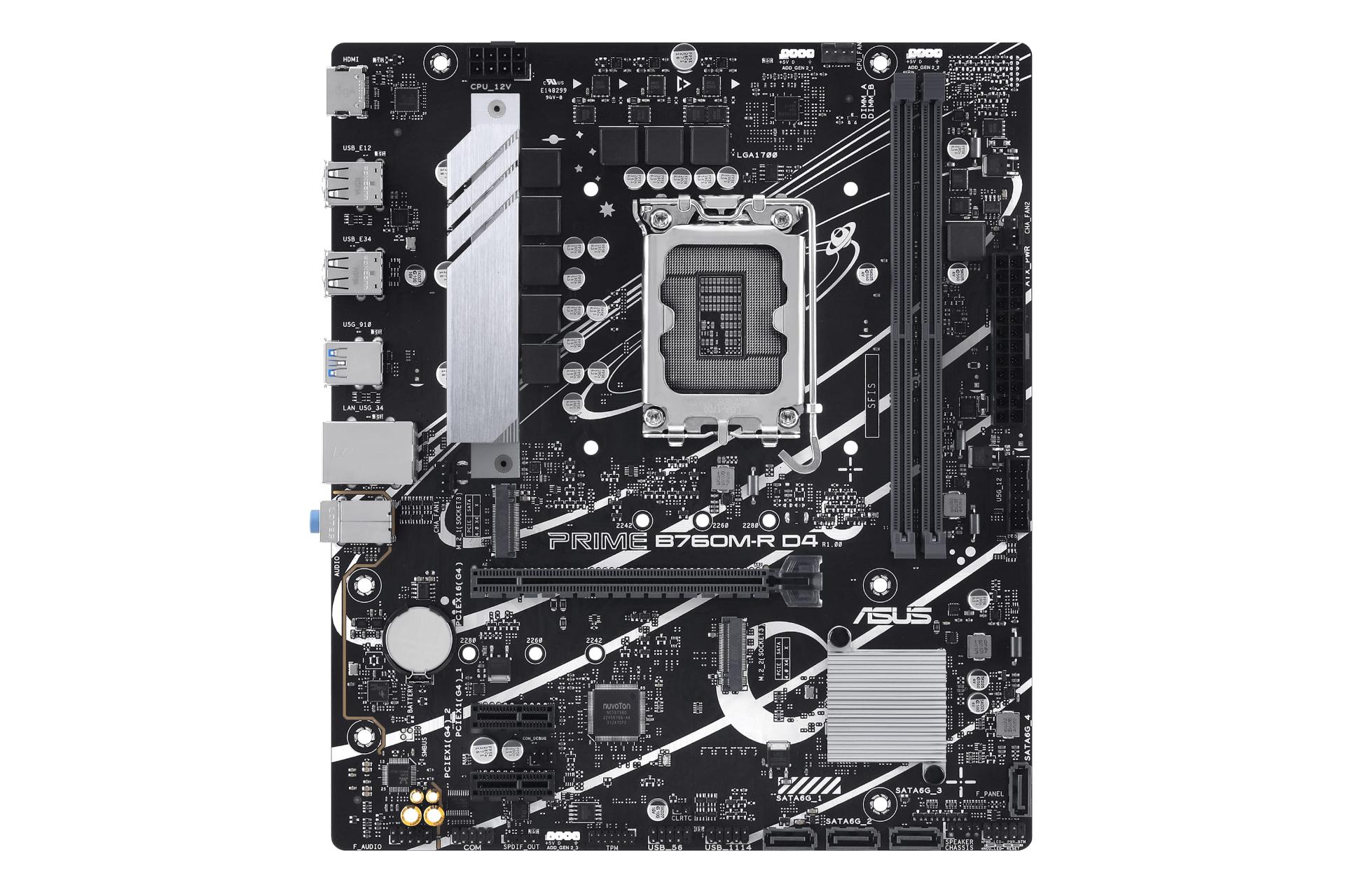 مادربرد ایسوس ASUS PRIME B760M-R D4