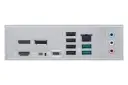 نمای پنل پشت مادربرد ایسوس PRIME B840M-A-CSM با نمایش درگاه‌های ورودی خروجی