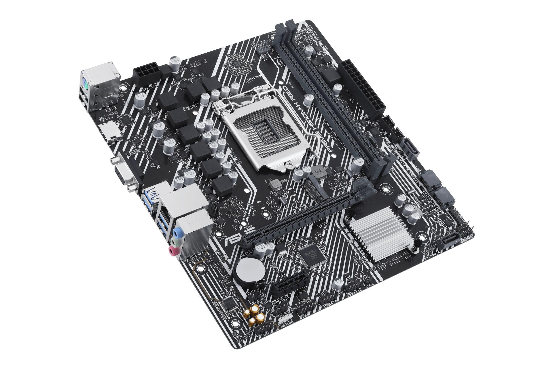 نمای کناری مادربرد ایسوس ASUS PRIME H510M-K R2.0