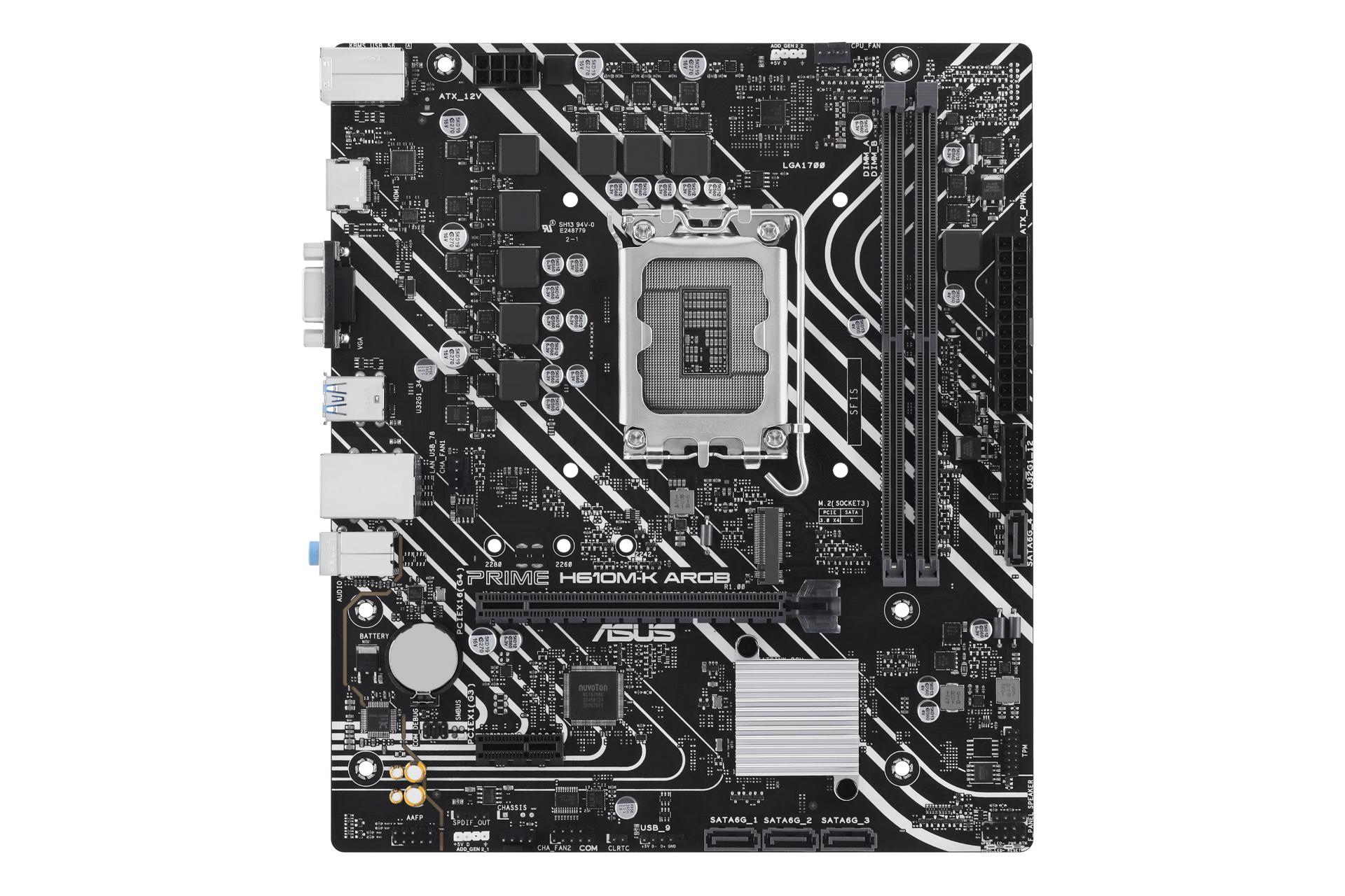 مادربرد ایسوس ASUS PRIME H610M-K ARGB