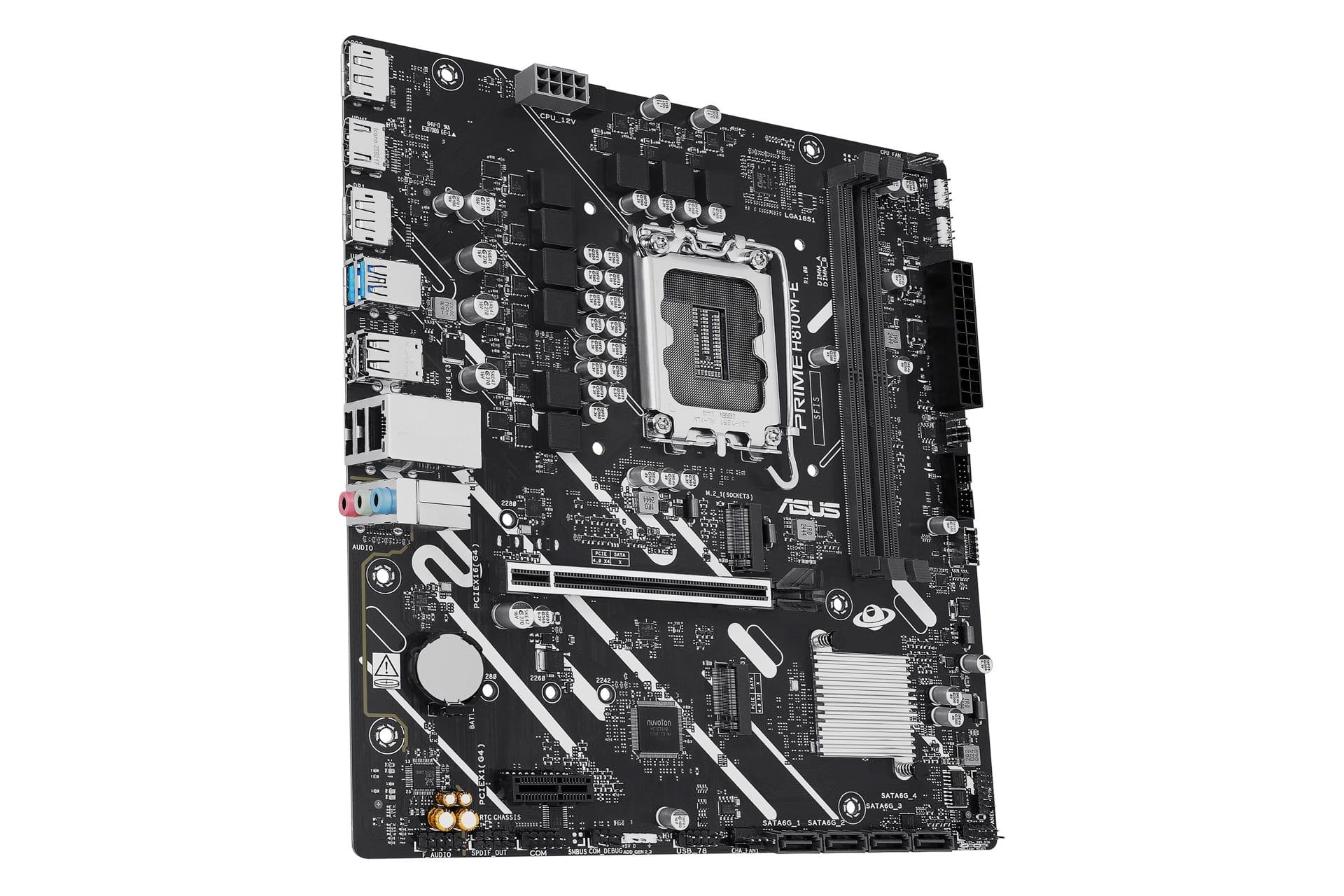 سمت چپ مادربرد ایسوس ASUS PRIME H810M-E-CSM