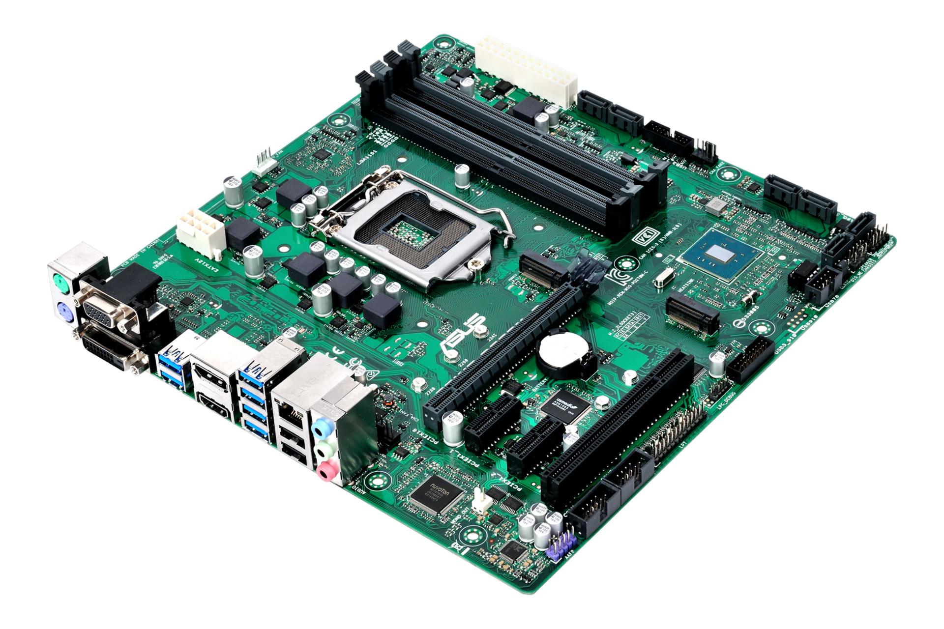 نمای کناری مادربرد ایسوس ASUS PRIME Q270M-C