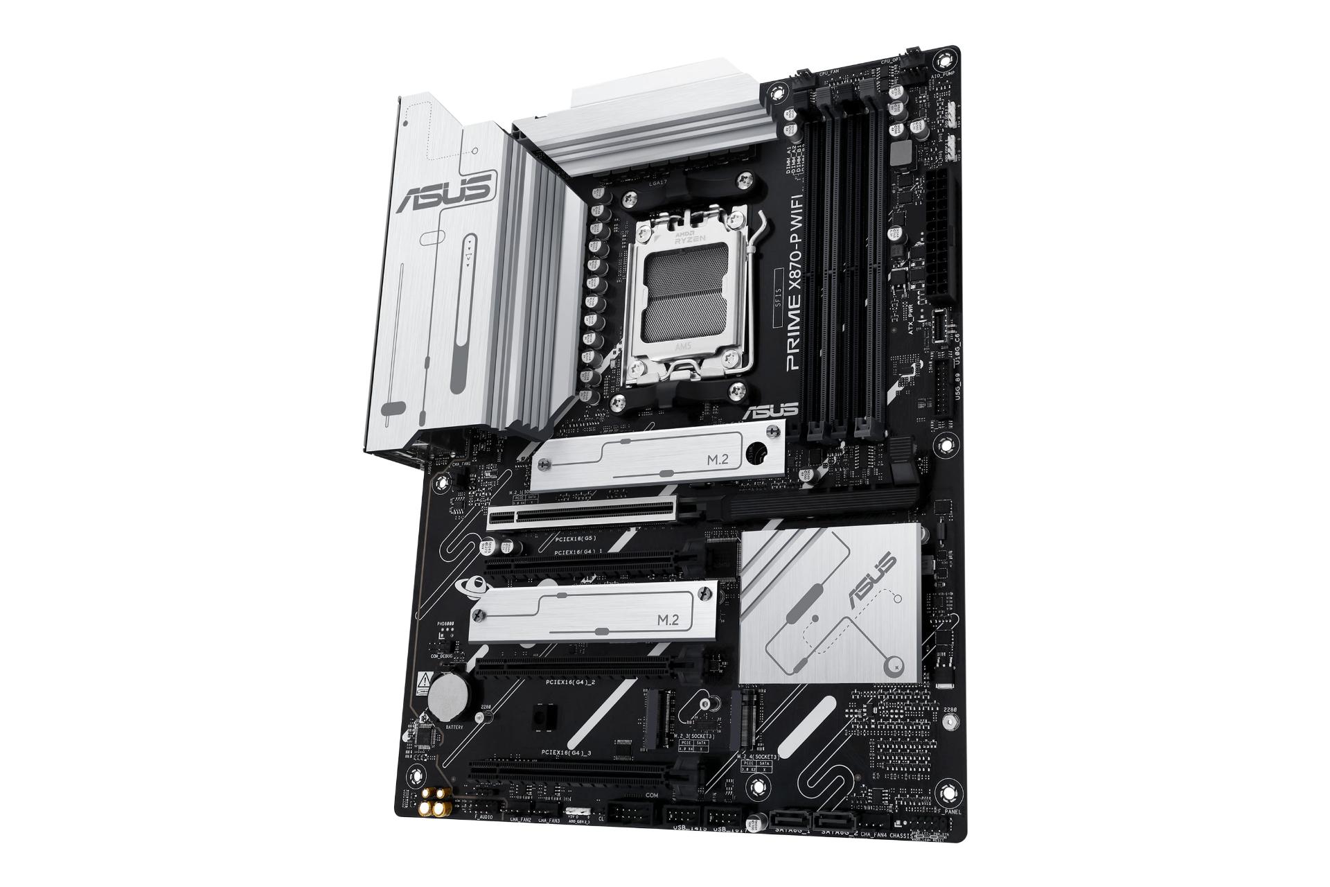 نمای کناری مادربرد ایسوس ASUS PRIME X870-P WIFI