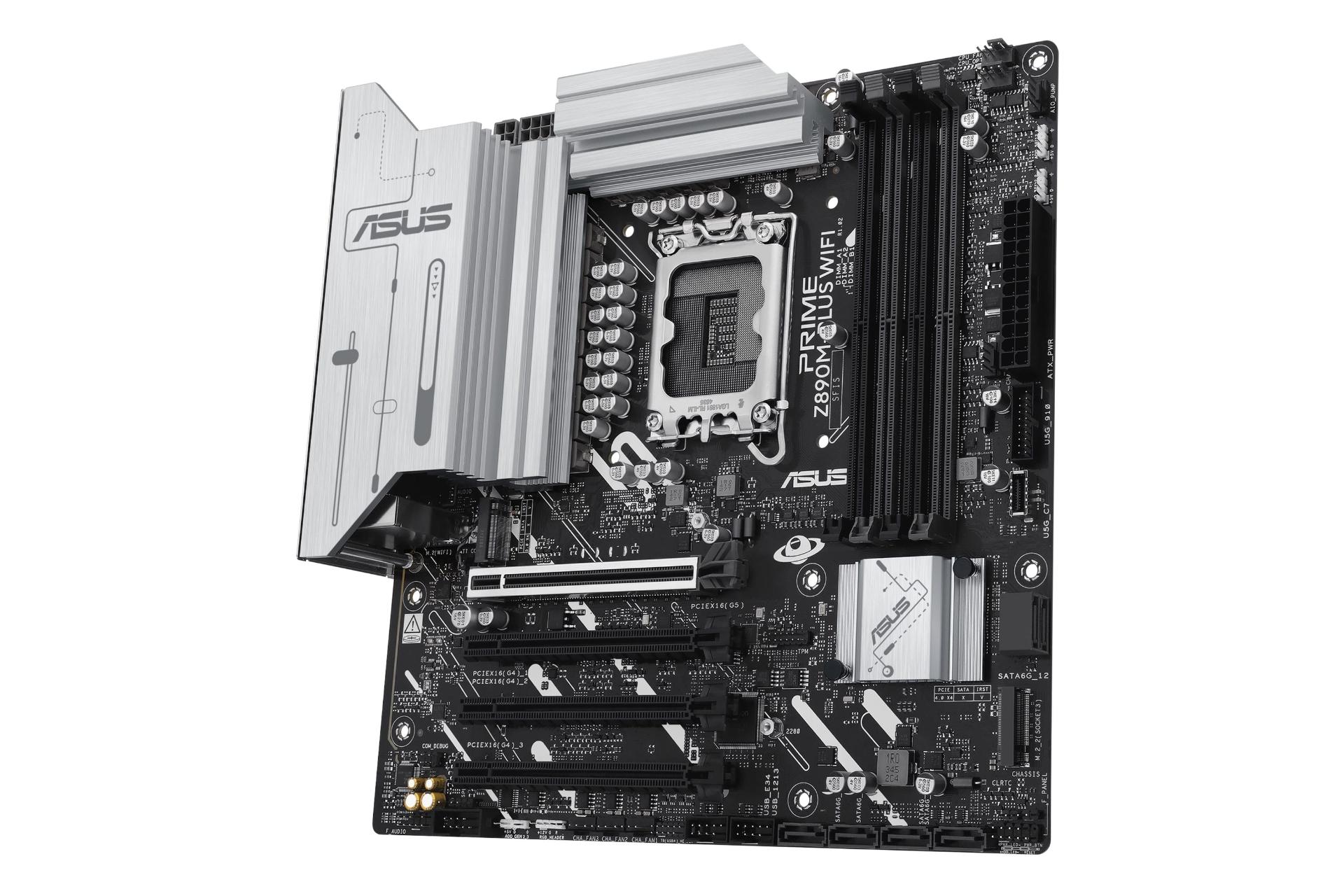 نمای کناری مادربرد ایسوس ASUS PRIME Z890M-PLUS WIFI