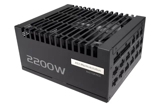 ابعاد و اندازه پاور کامپیوتر ایسوس Pro WS 2200W Platinum با توان 2200 وات