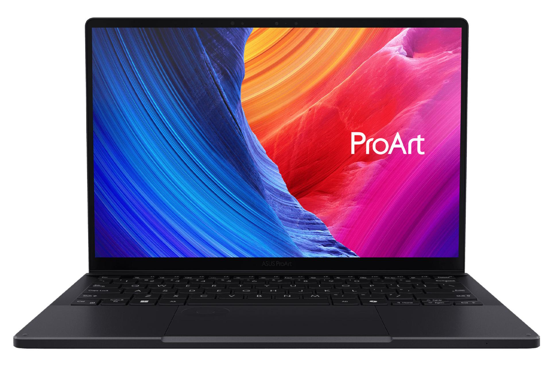 نمای روبرو لپ تاپ ProArt PX13 H7306WI ایسوس - Ryzen AI 9 HX 370 RTX 4070 32GB 2TB OLED