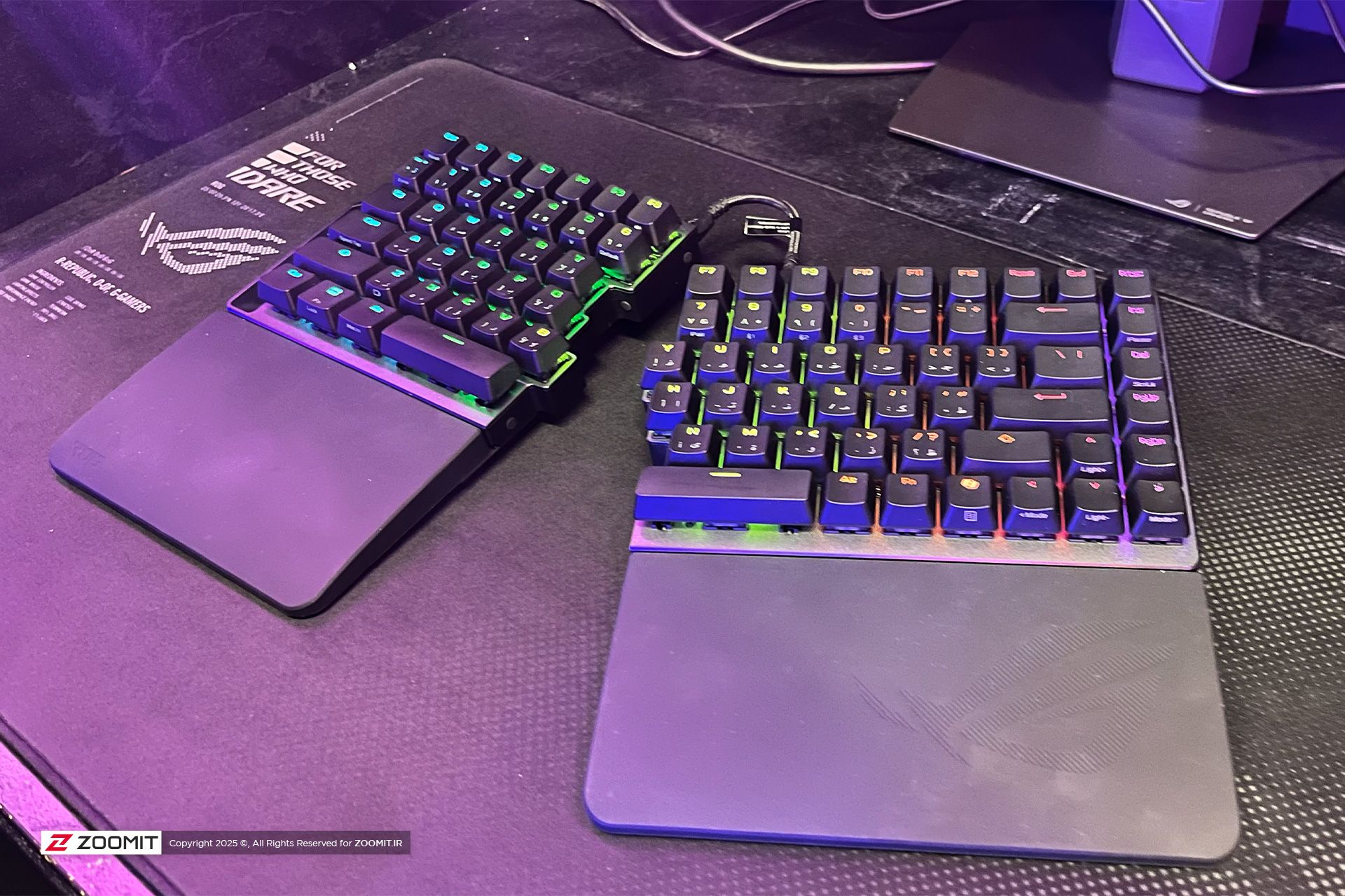 کیبورد دو تکه