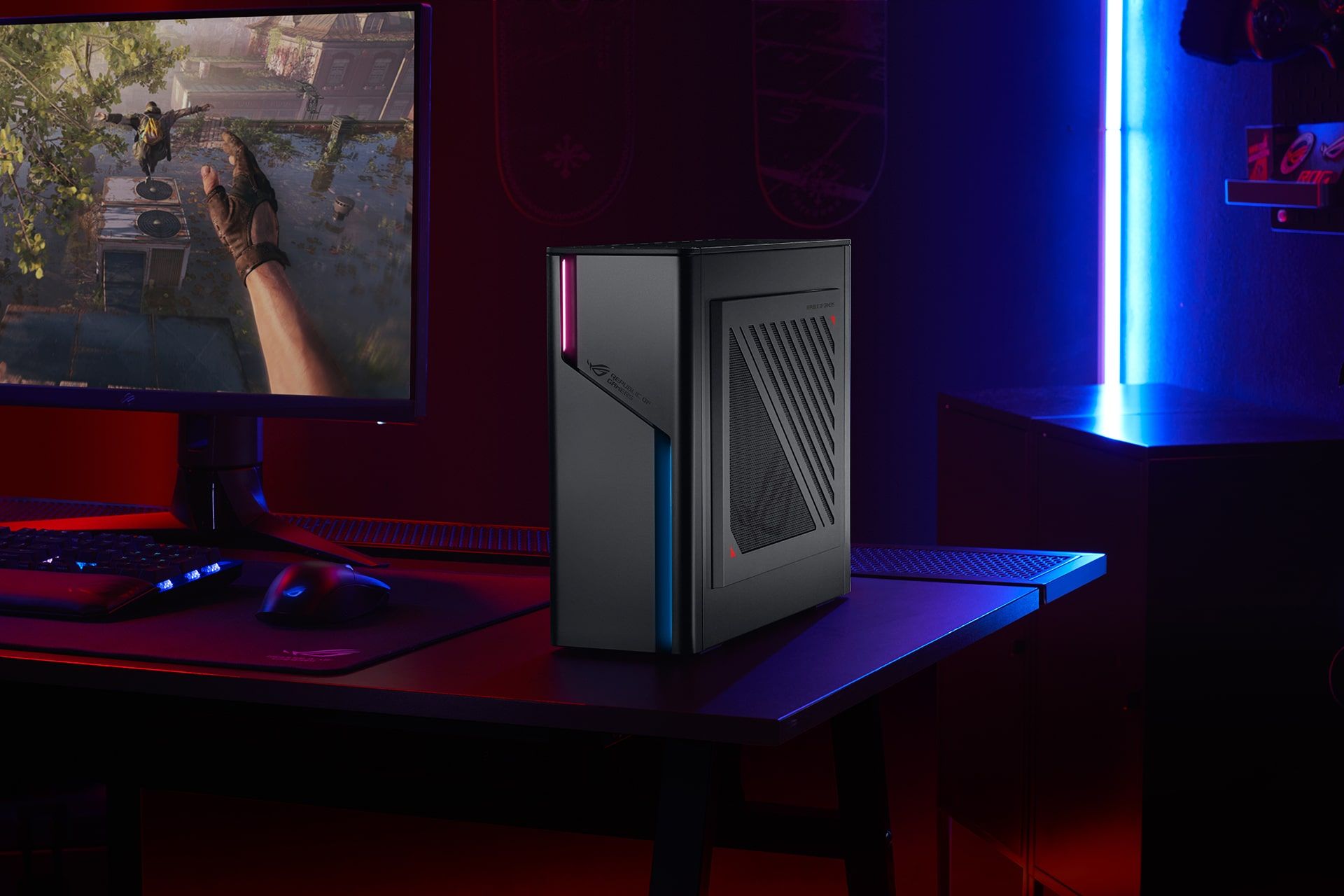 کامپیوتر گیمینگ دسکتاپ ROG G22CH ایسوس از نمایی دیگر