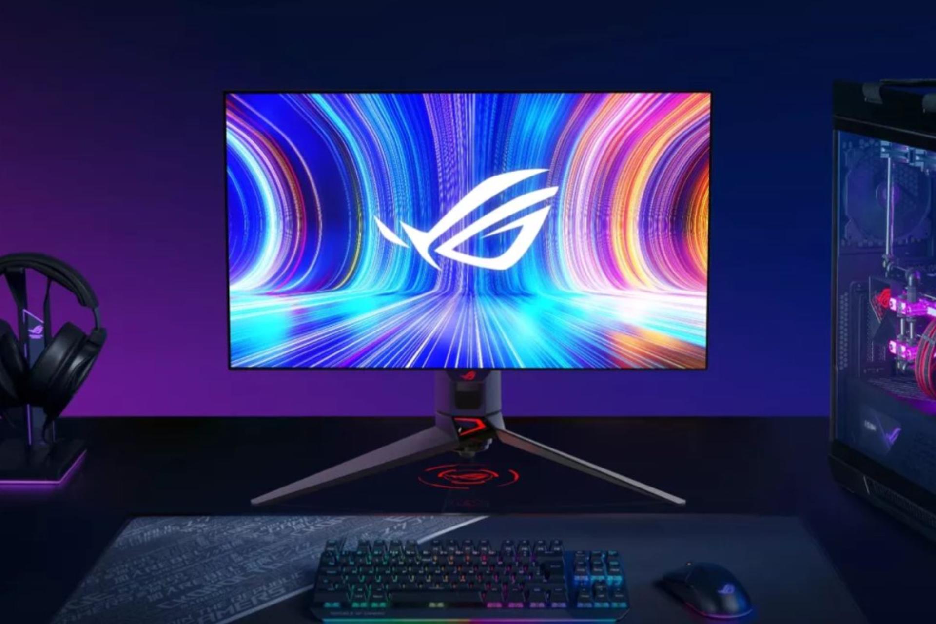 مانیتورهای گیمینگ OLED ایسوس ROG با روشنایی بالا و نرخ‌نوسازی تا ۵۴۰ هرتز معرفی شدند