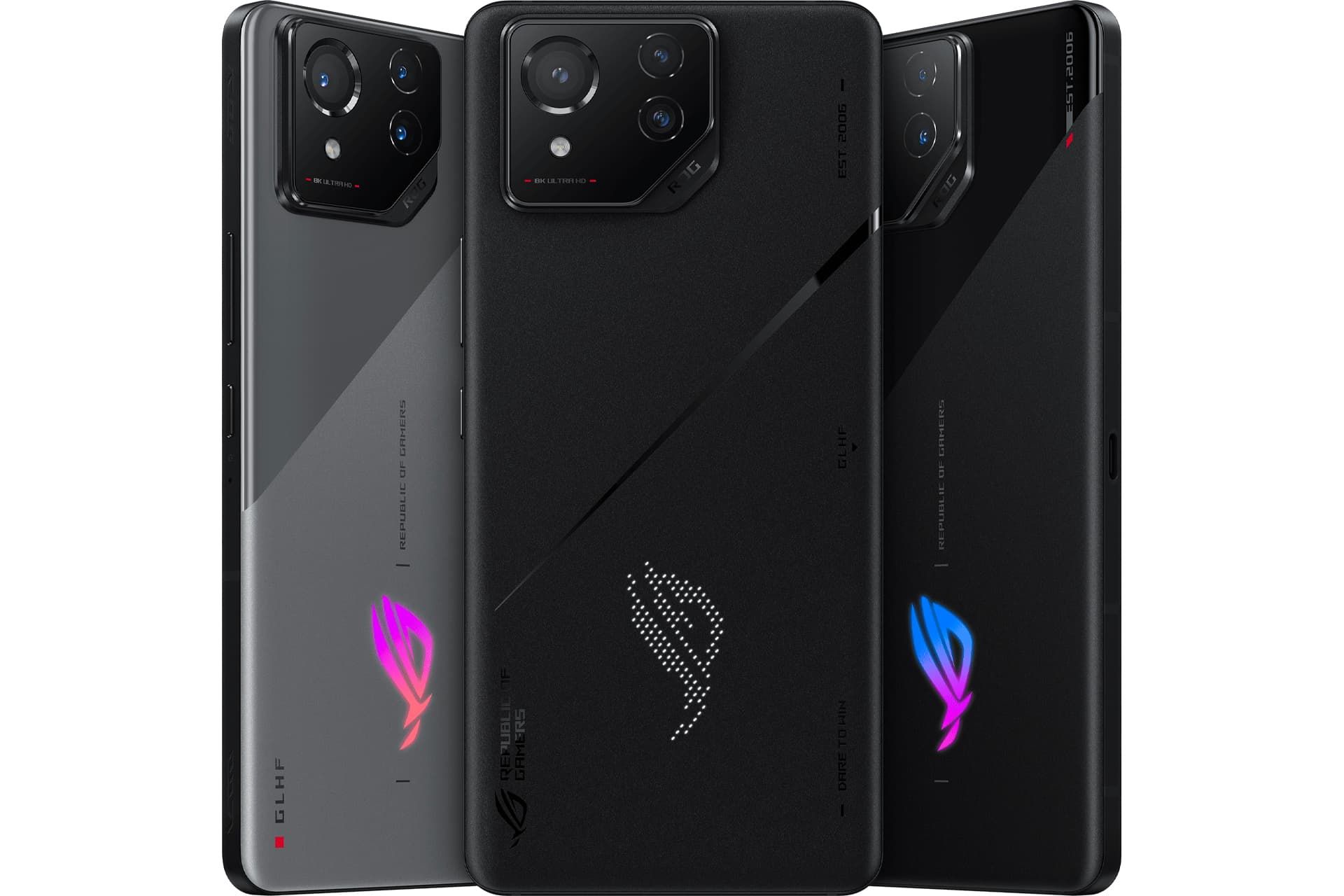 گوشی ایسوس راگ فون ۸ پرو / Asus ROG Phone 8 Pro بخش پشتی رنگ بندی