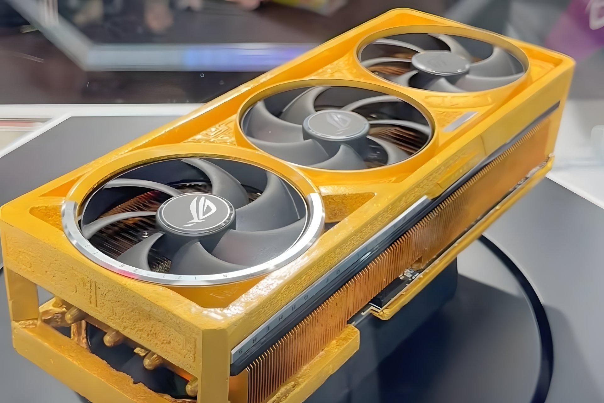 کارت گرافیک RTX 5090 ایسوس از جنس طلا