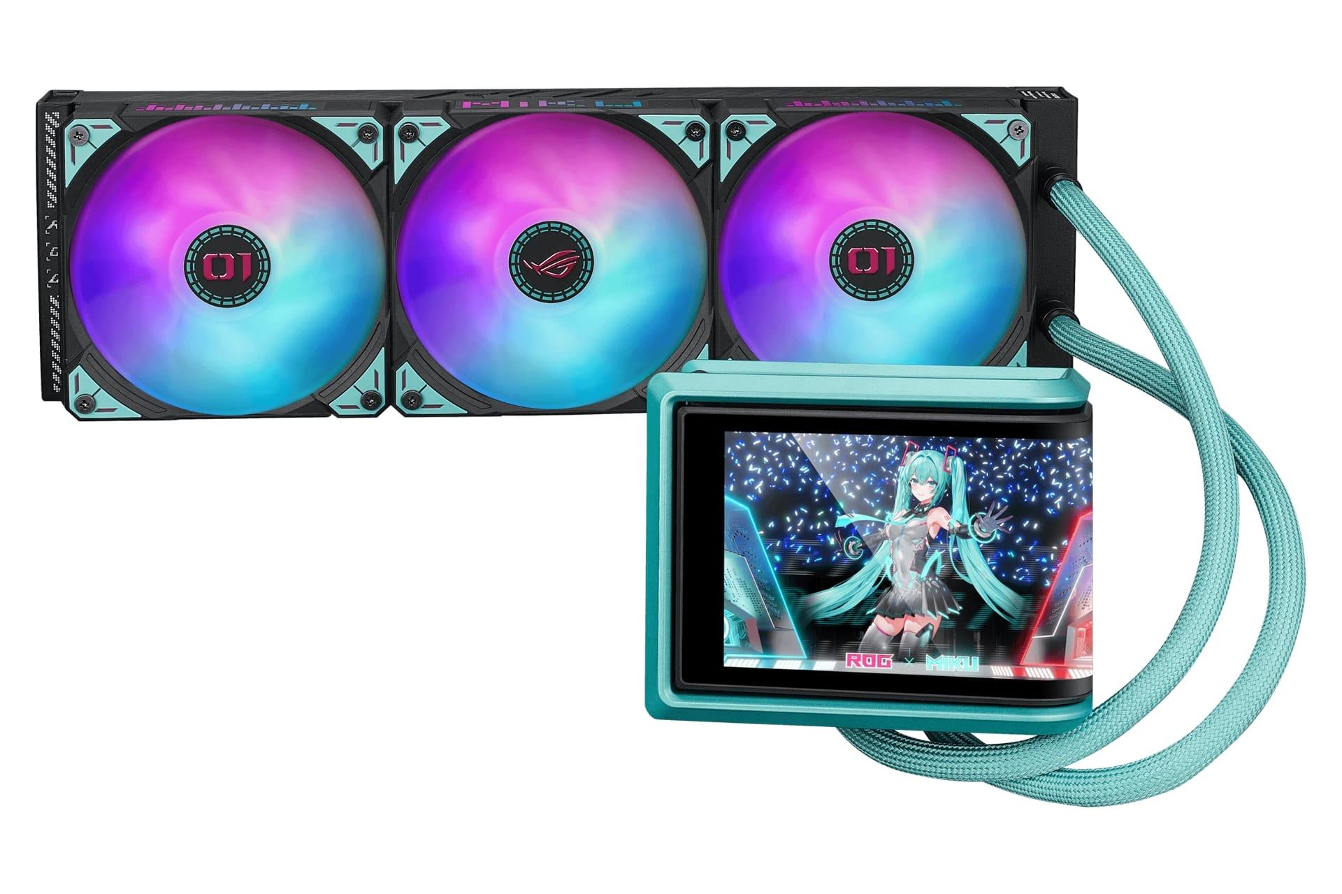 خنک کننده مایع ایسوس ASUS ROG RYUO IV 360 ARGB Hatsune Miku Edition