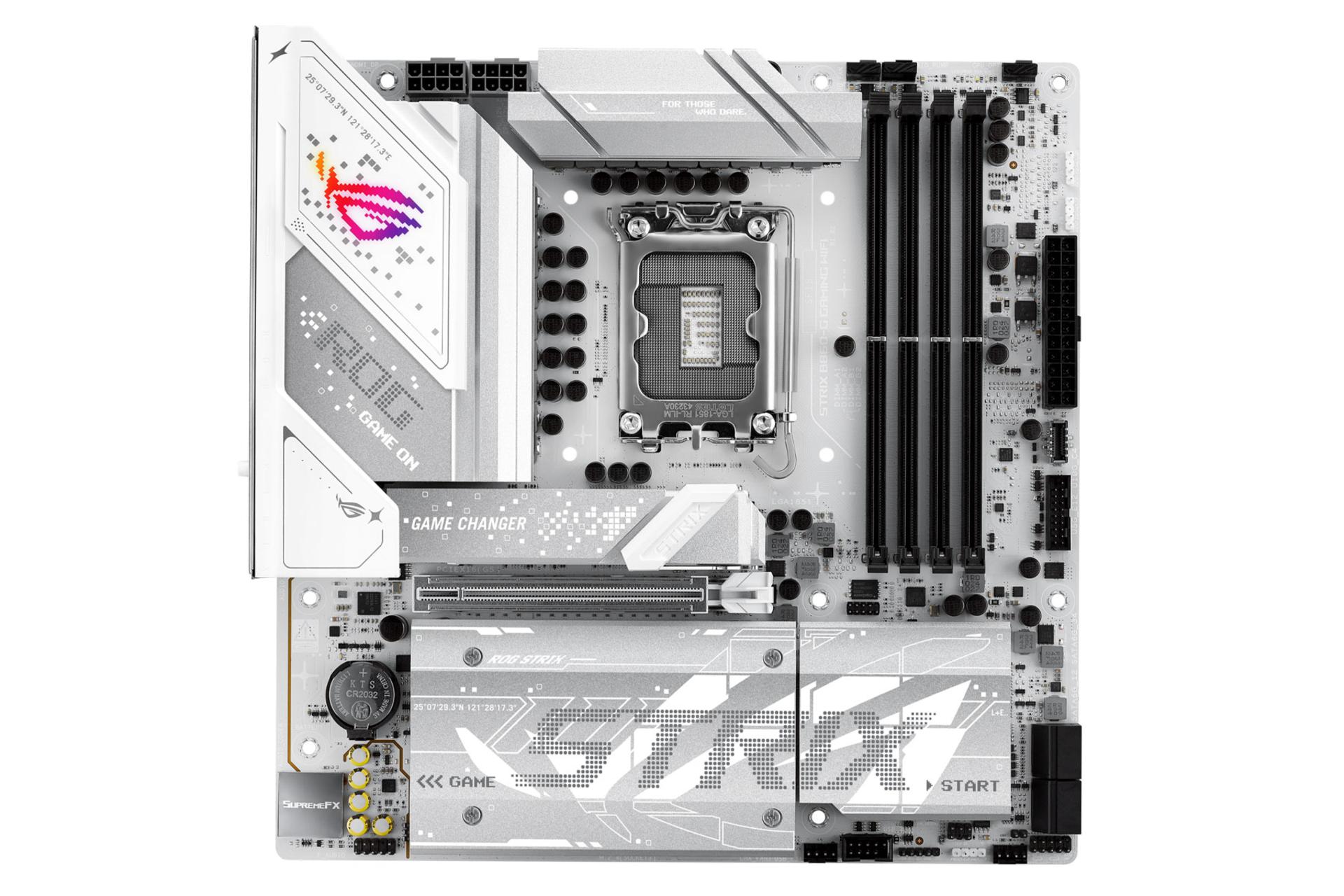 مادربرد ایسوس ROG STRIX B860-G GAMING WIFI نمای روبرو