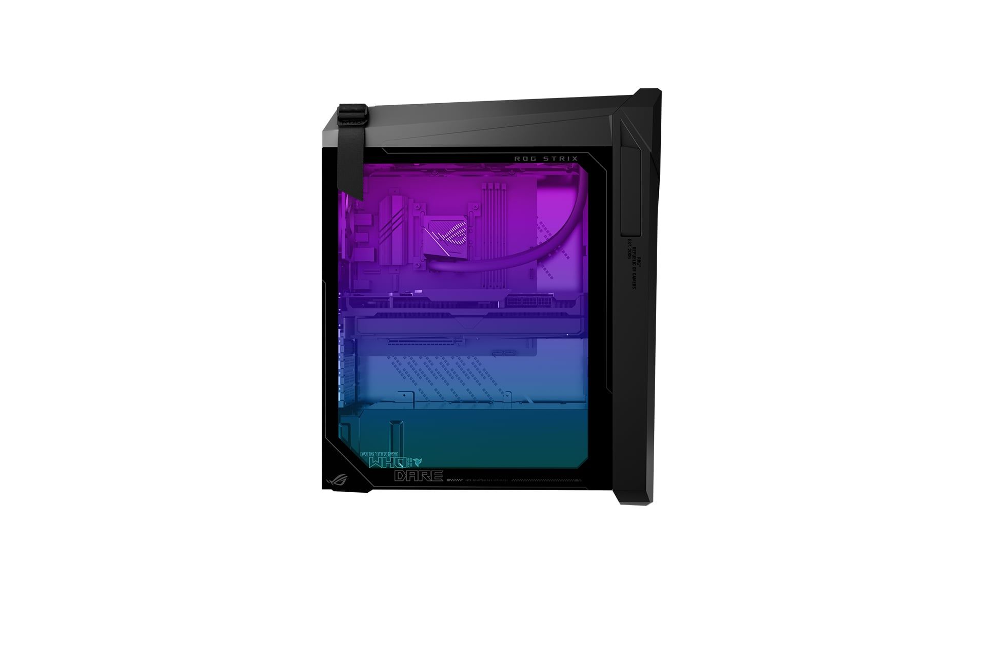 کامپیوتر گیمینگ دسکتاپ ROG Strix G16CH ایسوس از نمای کناری