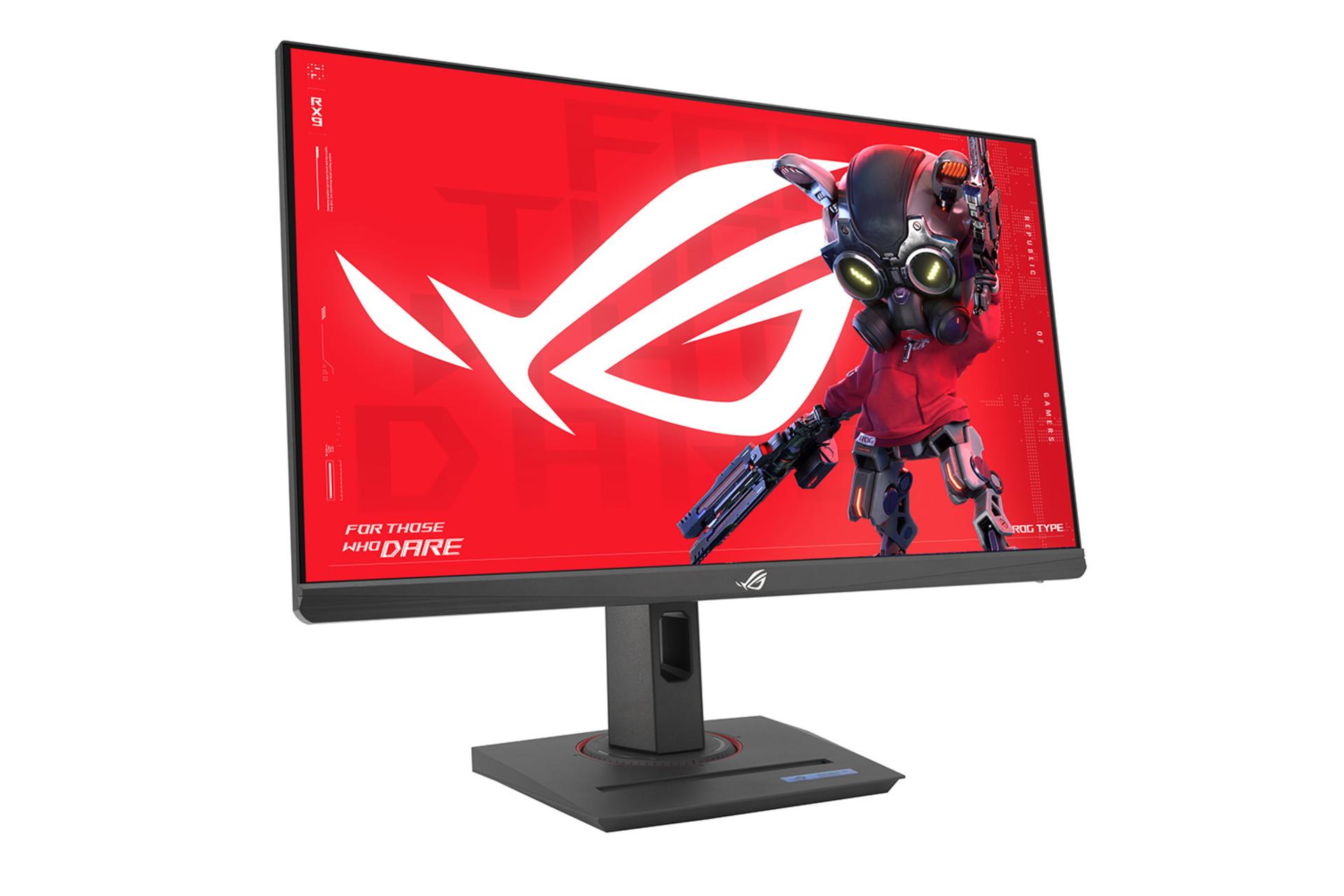 مانیتور ایسوس ASUS ROG Strix XG259CMS نمای جلو و چپ