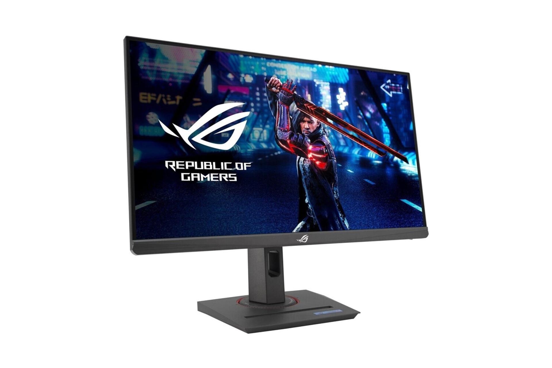 نمای سمت چپ مانیتور ایسوس 25 اینچ مدل ROG Strix XG259QNS
