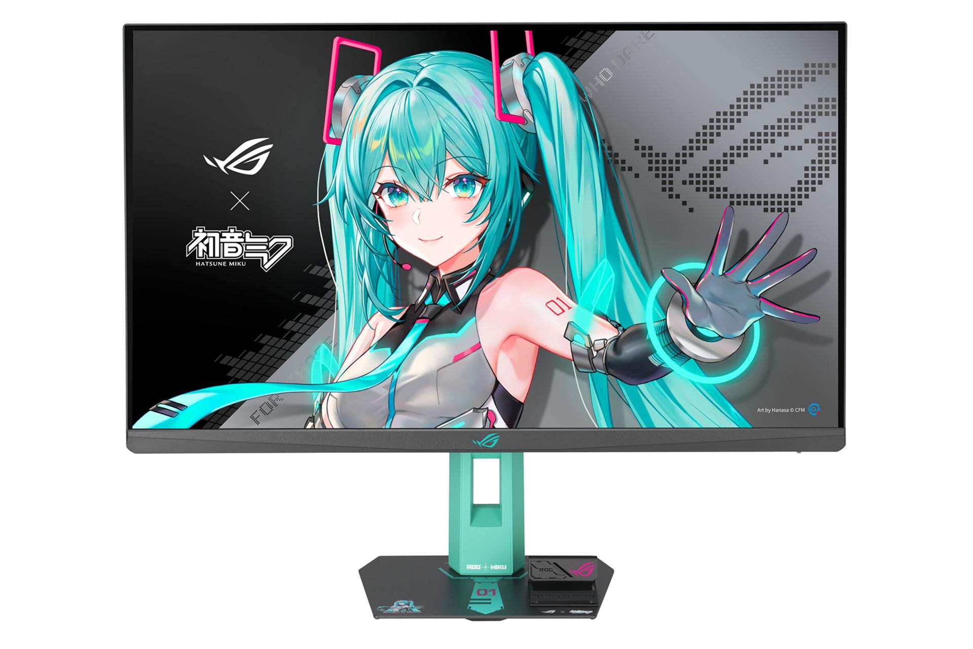 مانیتور ایسوس ASUS ROG Strix XG27ACMEG-G Hatsune Miku Edition
