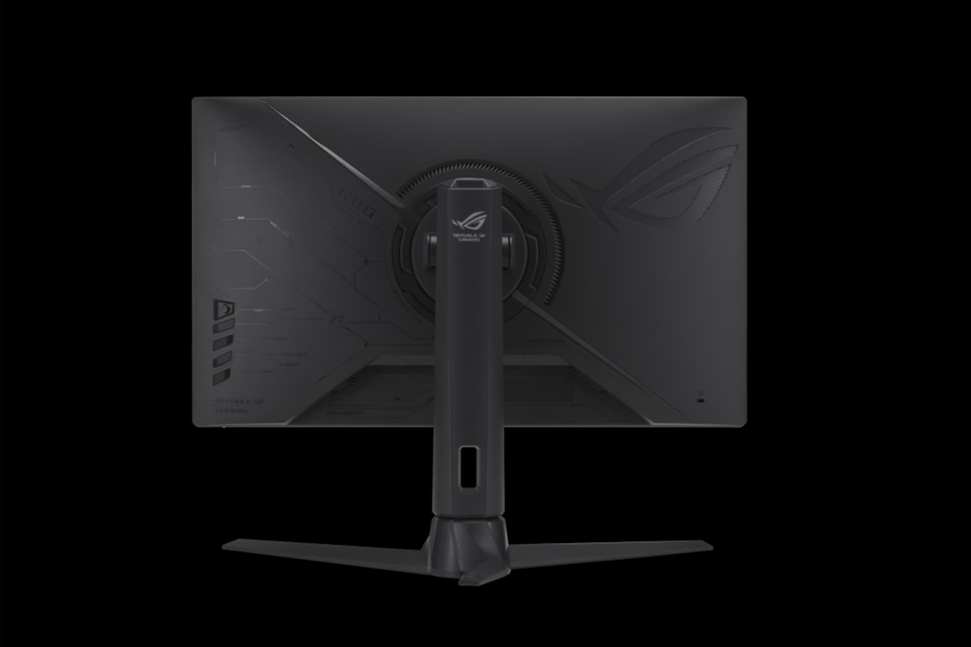 مانیتور ایسوس Asus ROG Strix XG27AQMR از نمای پشت