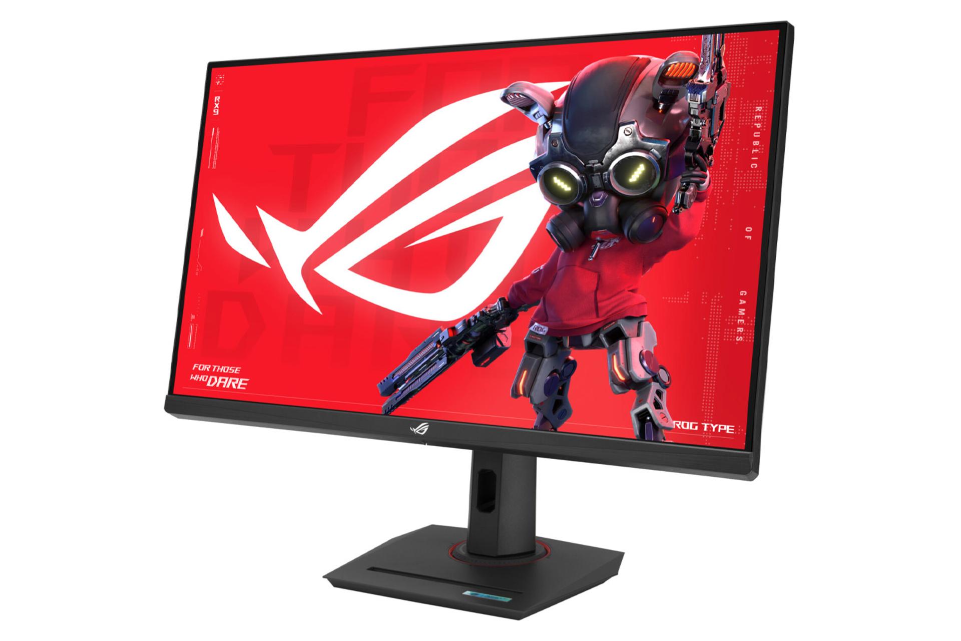 نمای سمت راست مانیتور ایسوس 32 اینچ مدل ROG Strix XG32UCG