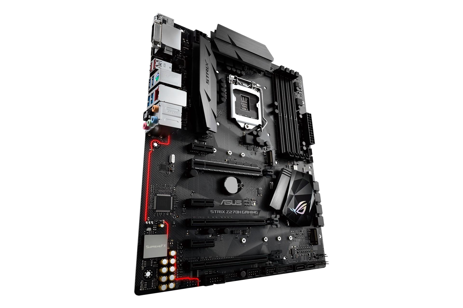 سمت چپ مادربرد ایسوس ASUS ROG STRIX Z270H GAMING