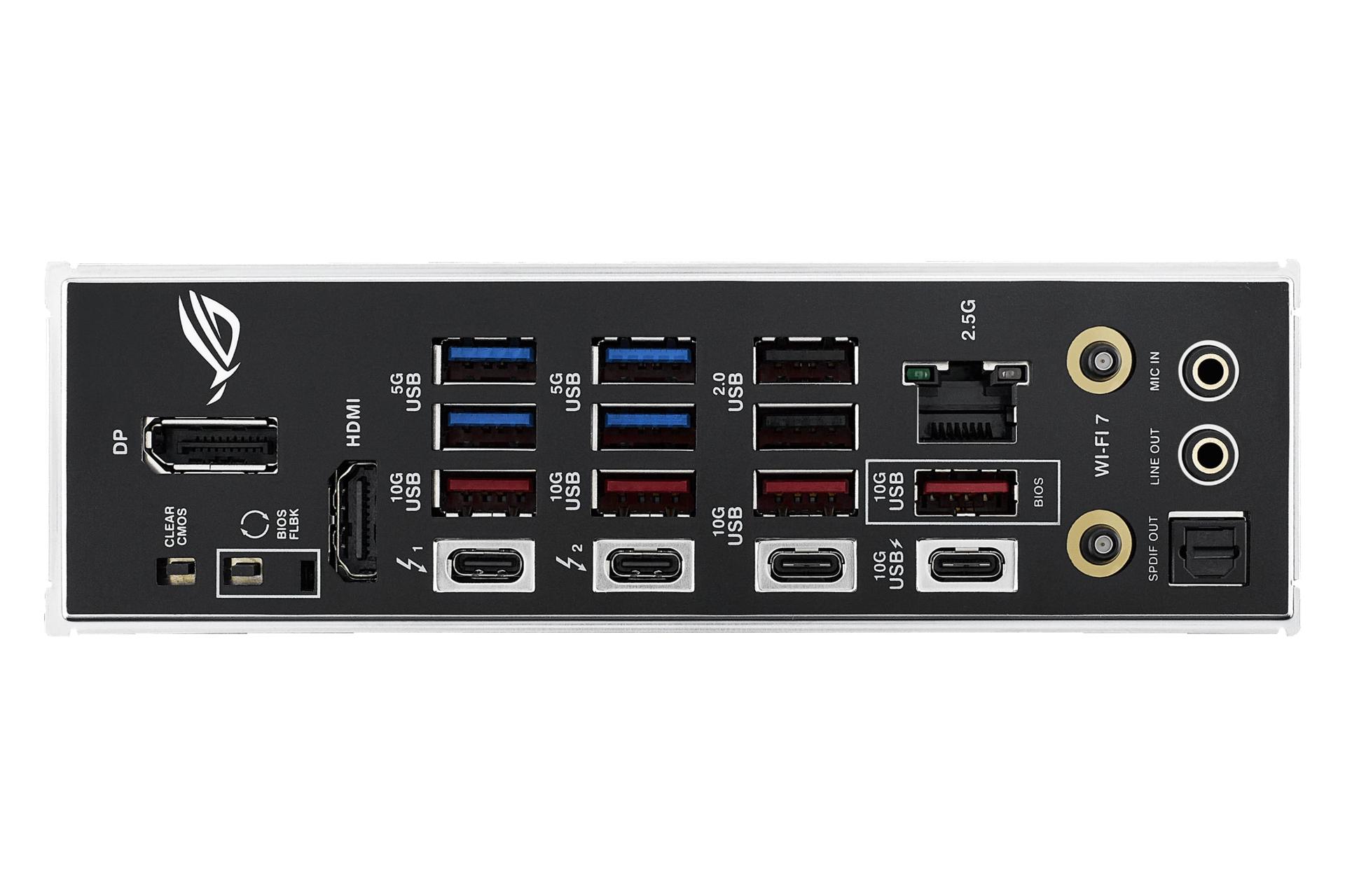 درگاه های مادربرد ایسوس ASUS ROG STRIX Z890-F GAMING WIFI