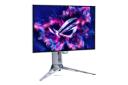 مانیتور ایسوس ASUS ROG Swift OLED PG27AQWP-W نمای جلو و چپ